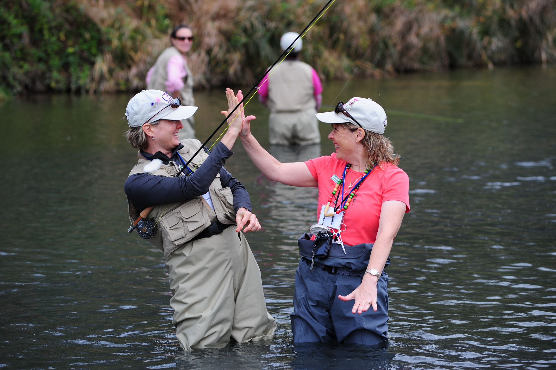 flyfishing highfive