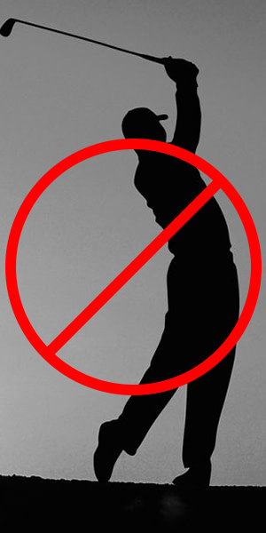 golfer negative
